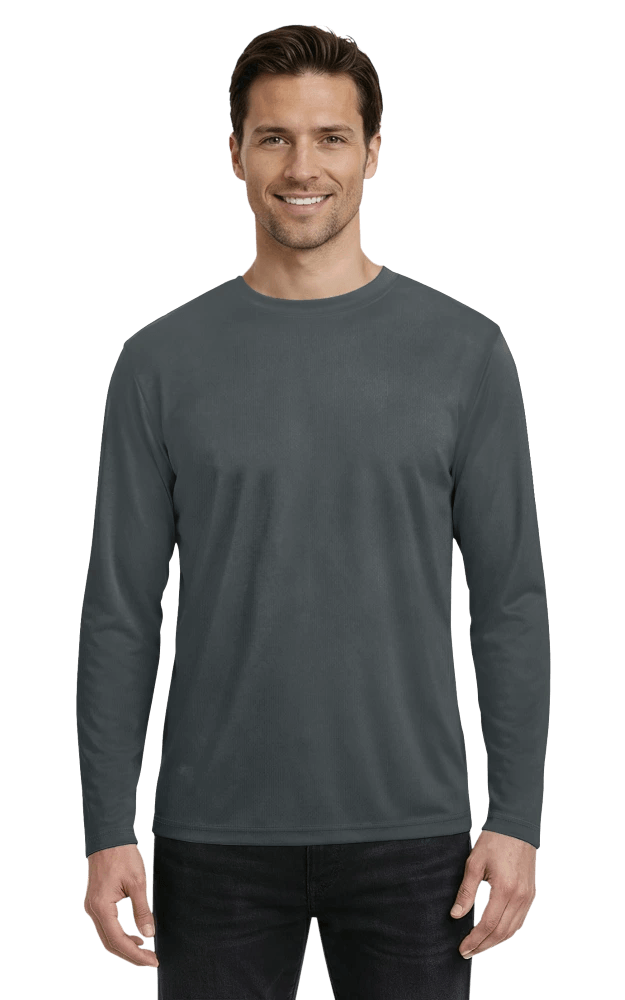 Adult Moisture Wicking Long Sleeve Tee