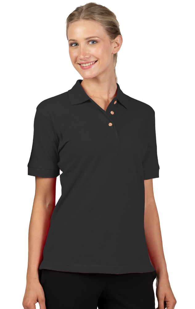 Ladies' 100% Cotton Pique Polo