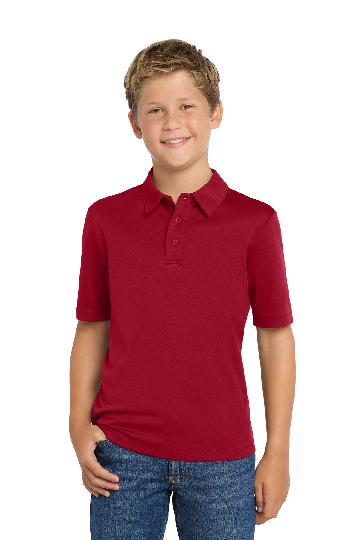 Port Authority® Youth Silk Touch™ Performance Polo