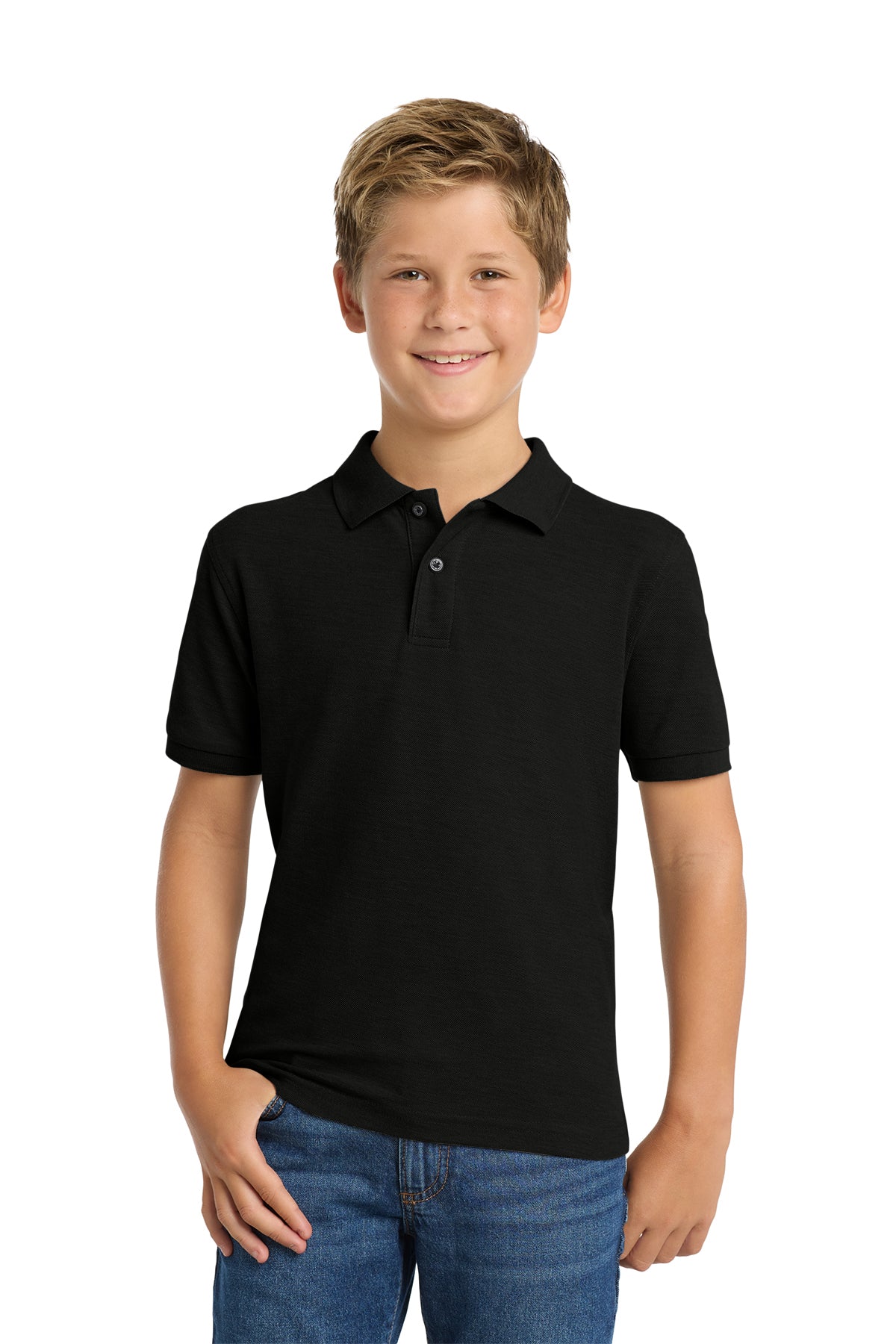 Port Authority® Youth Silk Touch™ Polo
